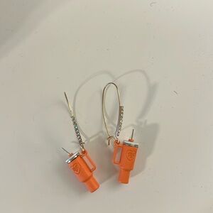 Betsey Johnson Coffee Tumbler Earrings